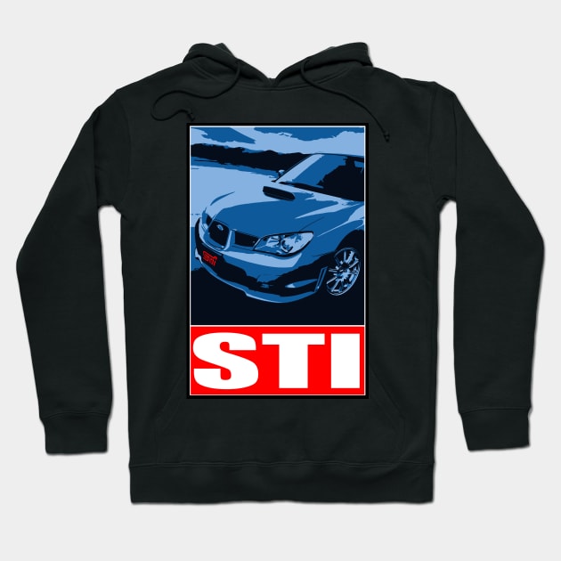 Subaru STI - 2 Hoodie by 5thmonkey